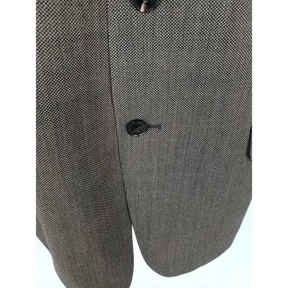 Ermenegildo Zegna Soft Suit Jacket Blazer Brown Wool Made in Switzerland SZ 54